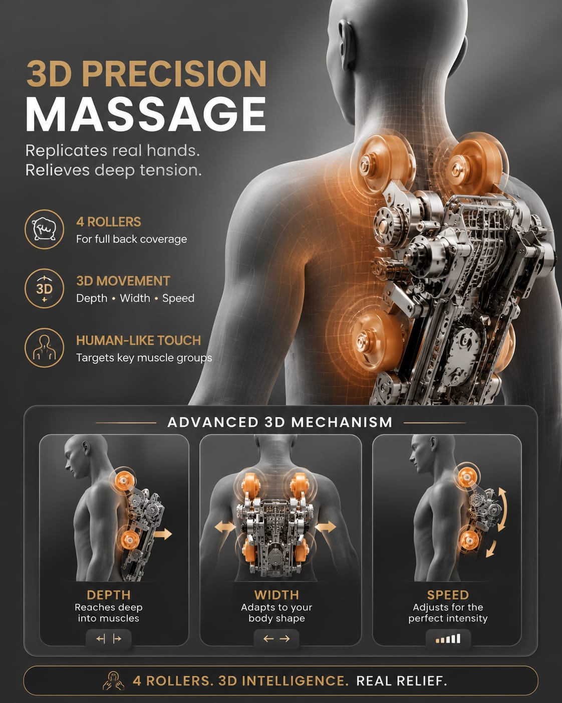 Relaxa 3D Full Body Massage Chair