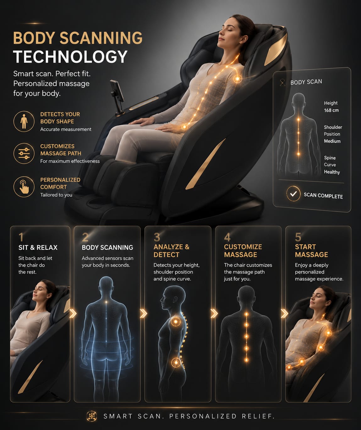 Relaxa 3D Full Body Massage Chair