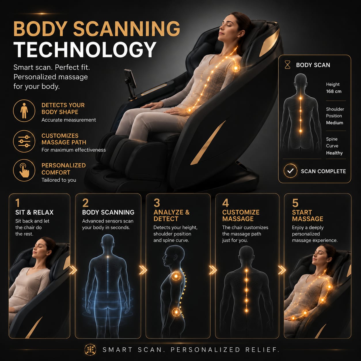Relaxa 3D Full Body Massage Chair