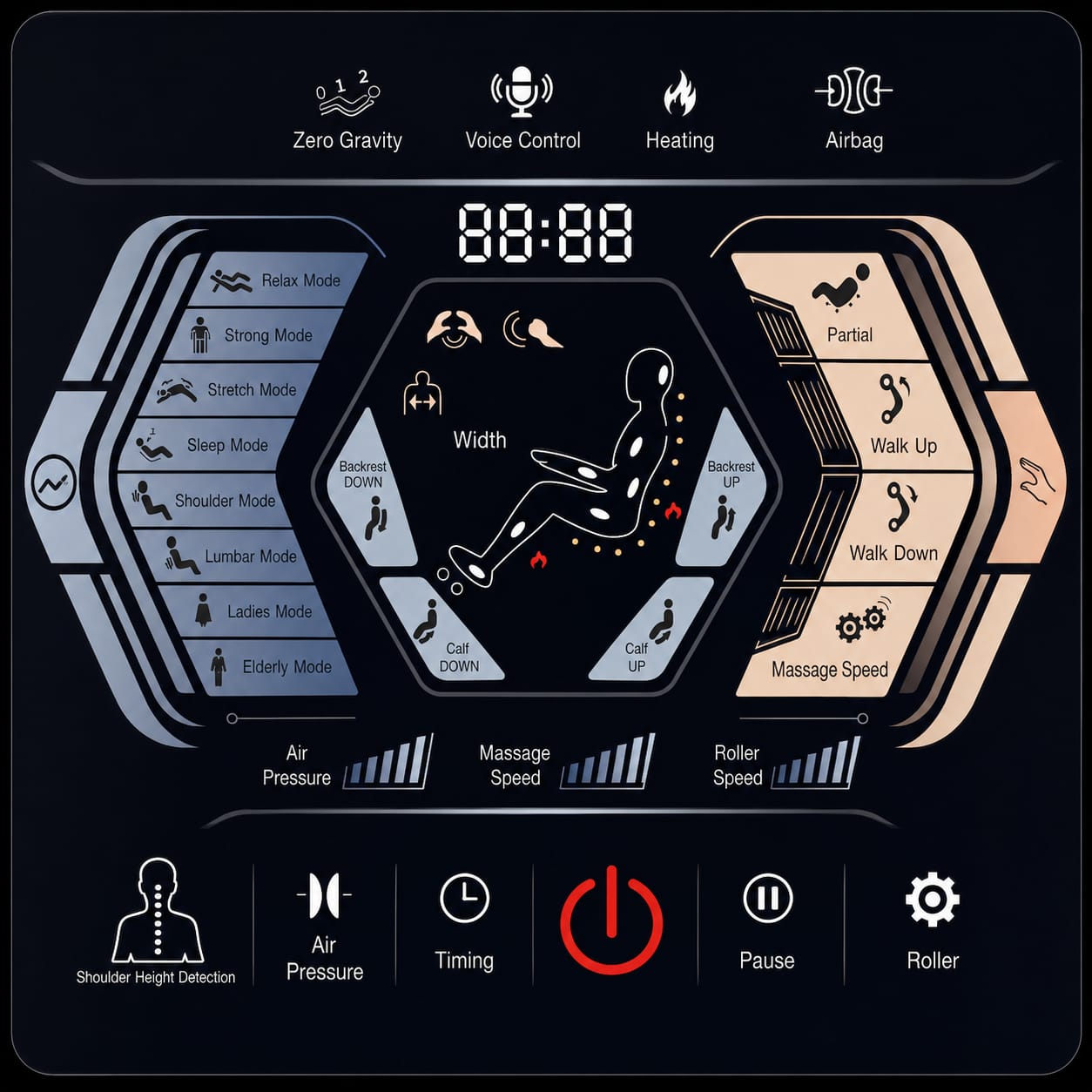Relaxa 3D Full Body Massage Chair